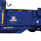 HDL6814TA5 - 14 ft. Bed with optional blue exterior comes standard with Scissor Lift, Tarp kit, ramps and spare tire mount.