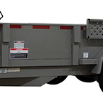 HDL6814TA5 - 14 ft. Bed with optional gray exterior comes standard with Scissor Lift, Tarp kit, ramps and spare tire mount.