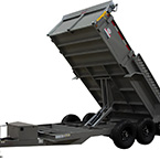 HDL6814TA5 - 14 ft. Bed with optional gray exterior comes standard with Scissor Lift, Tarp kit, ramps and spare tire mount.