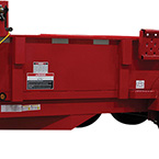 HDL6814TA5 - 14 ft. Bed with optional red exterior comes standard with Scissor Lift, Tarp kit, ramps and spare tire mount.